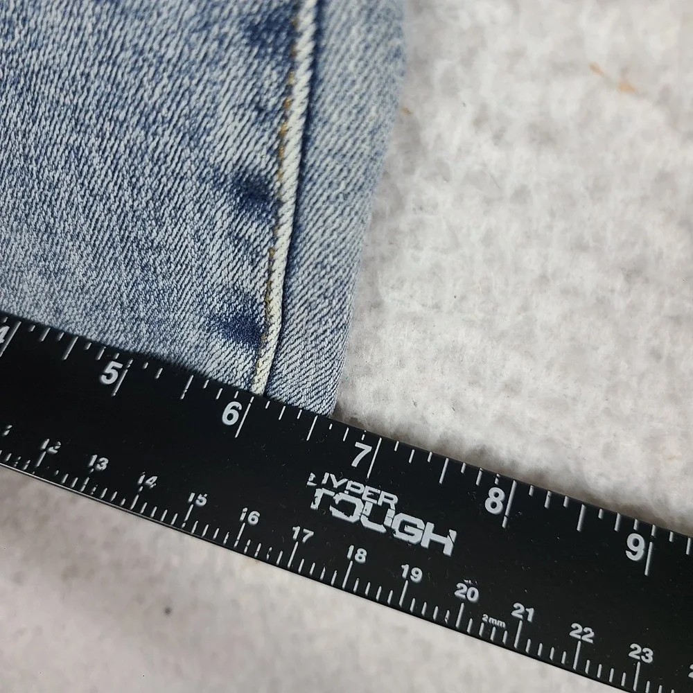 Judy Blue Jeans Womens 16W Blue Boyfriend Fit Distress Light Wash JB88605 NEW